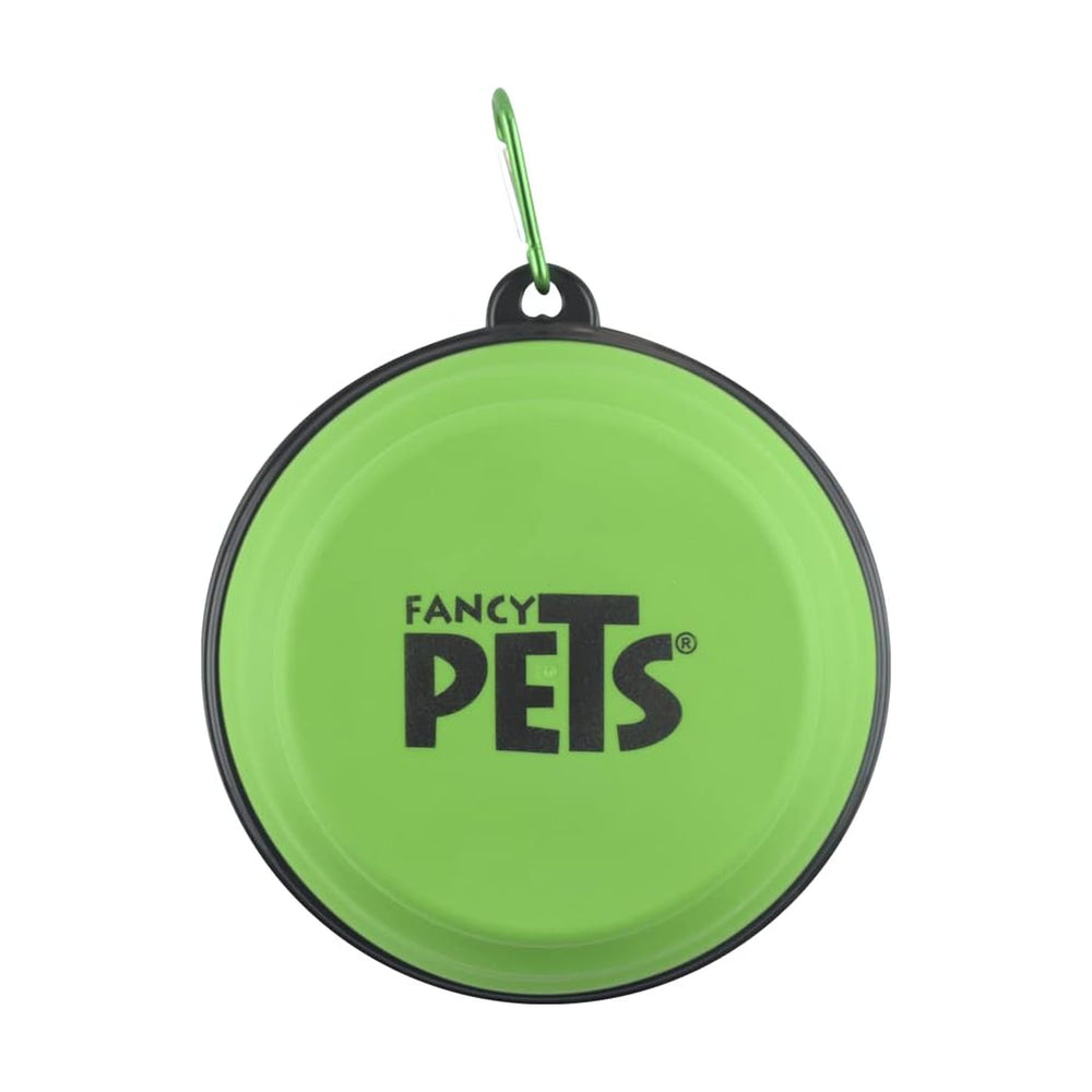 Fancy Pets plato plegable de silicón para viaje para perro y gato