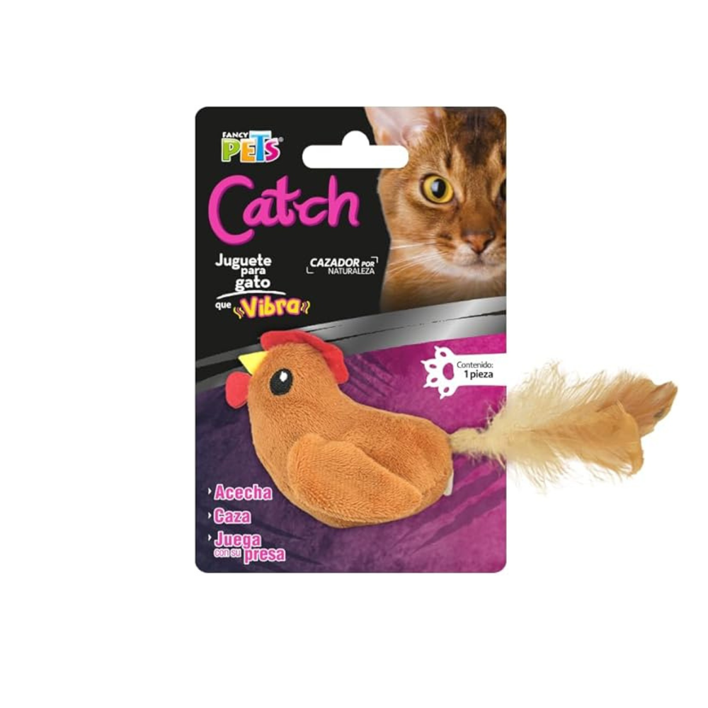 JUGUETE GALLINA VIBRO CATCH FANCY PETS