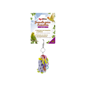 JUGUETE COLGANTE MEDIANO CON CALCIO PARA AVE FANCY PETS