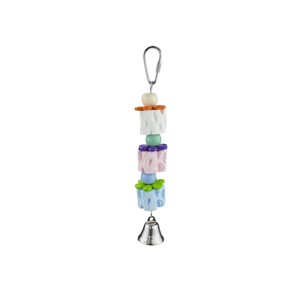 JUGUETE COLGANTE TRIPLE CON CALCIO FANCY PETS