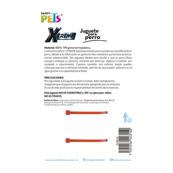 JUGUETE HUESO CH XTREME FANCY PETS