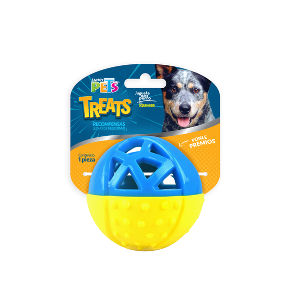 JUGUETE PELOTA INTERACTIVA PARA PREMIOS FANCY PETS
