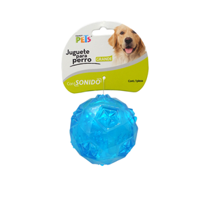 JUGUETE PELOTA PRISMA GDE CON SONIDO FANCY PETS