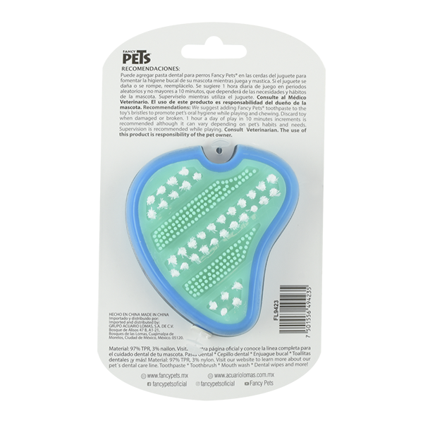 JUGUETE FILETE DENTAL CON CERDAS PARA PERRO FANCY PETS