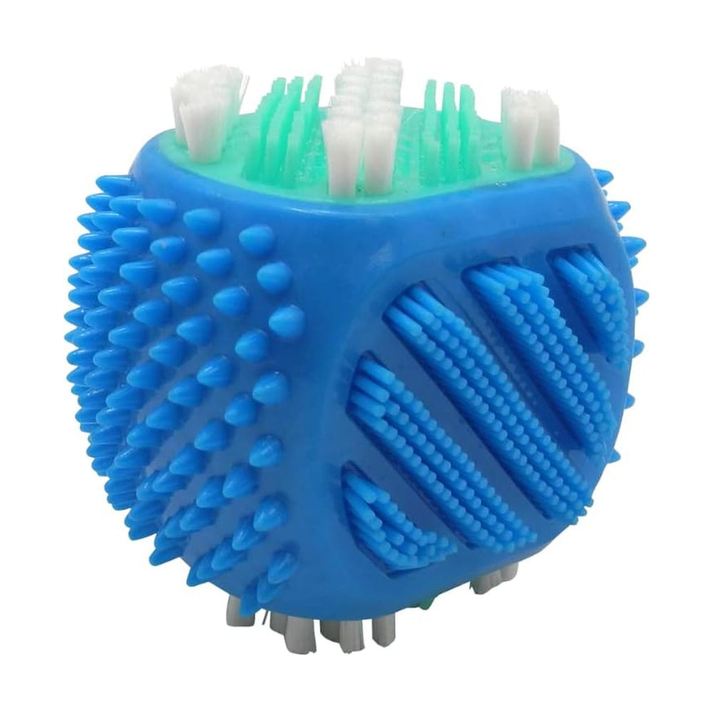 Fancy Pets cubo dental con cerdas y sonido para perro