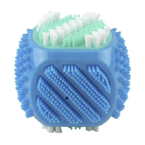 Fancy Pets cubo dental con cerdas y sonido para perro
