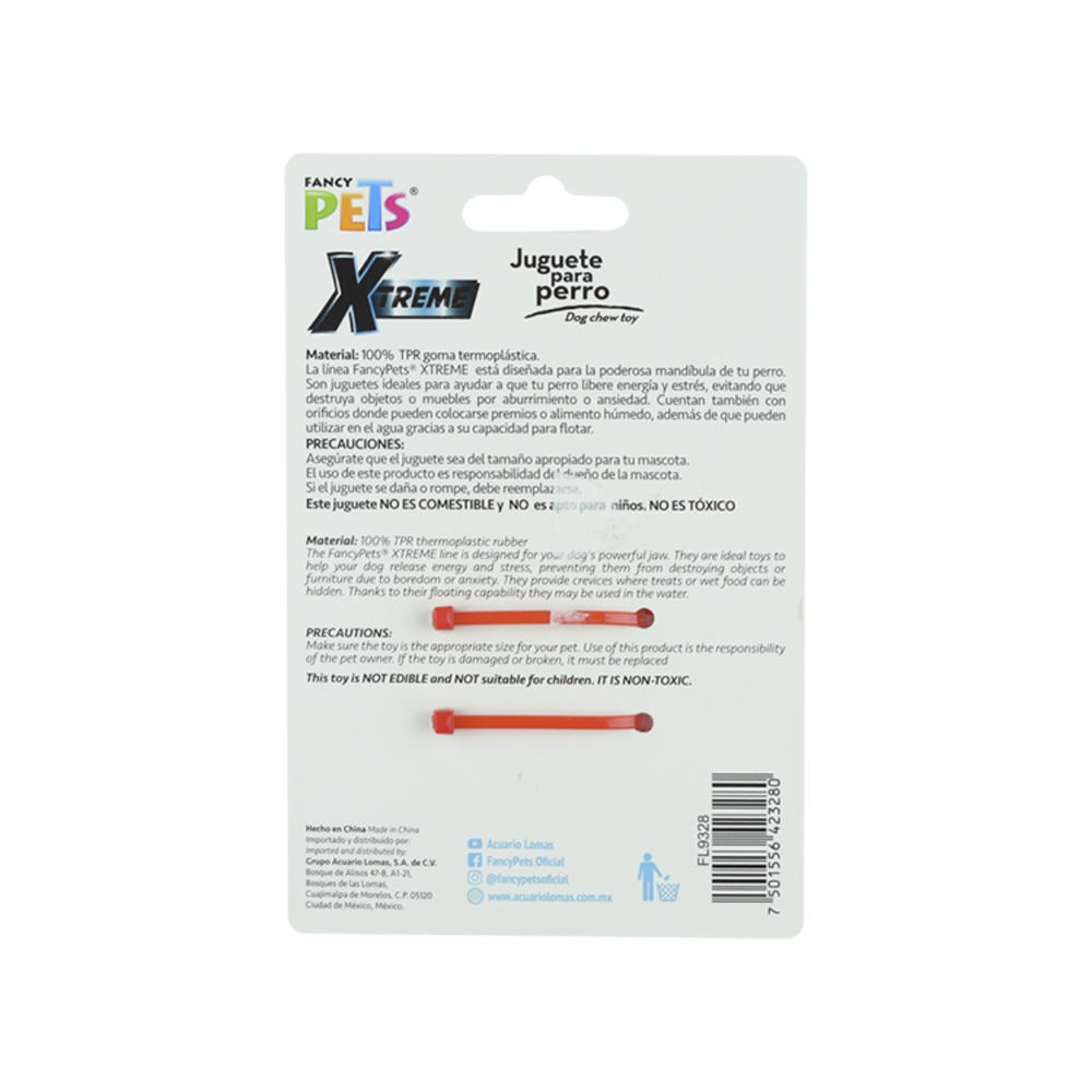 JUGUETE HUESO MINI XTREME FANCY PETS