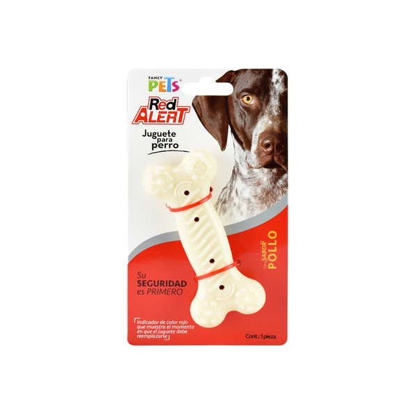 JUGUETE HUESO SABOR POLLO RED ALERT FANCY PETS