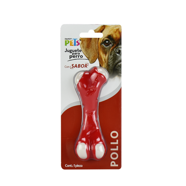 JUGUETE HUESO SABOR POLLO FANCY PETS