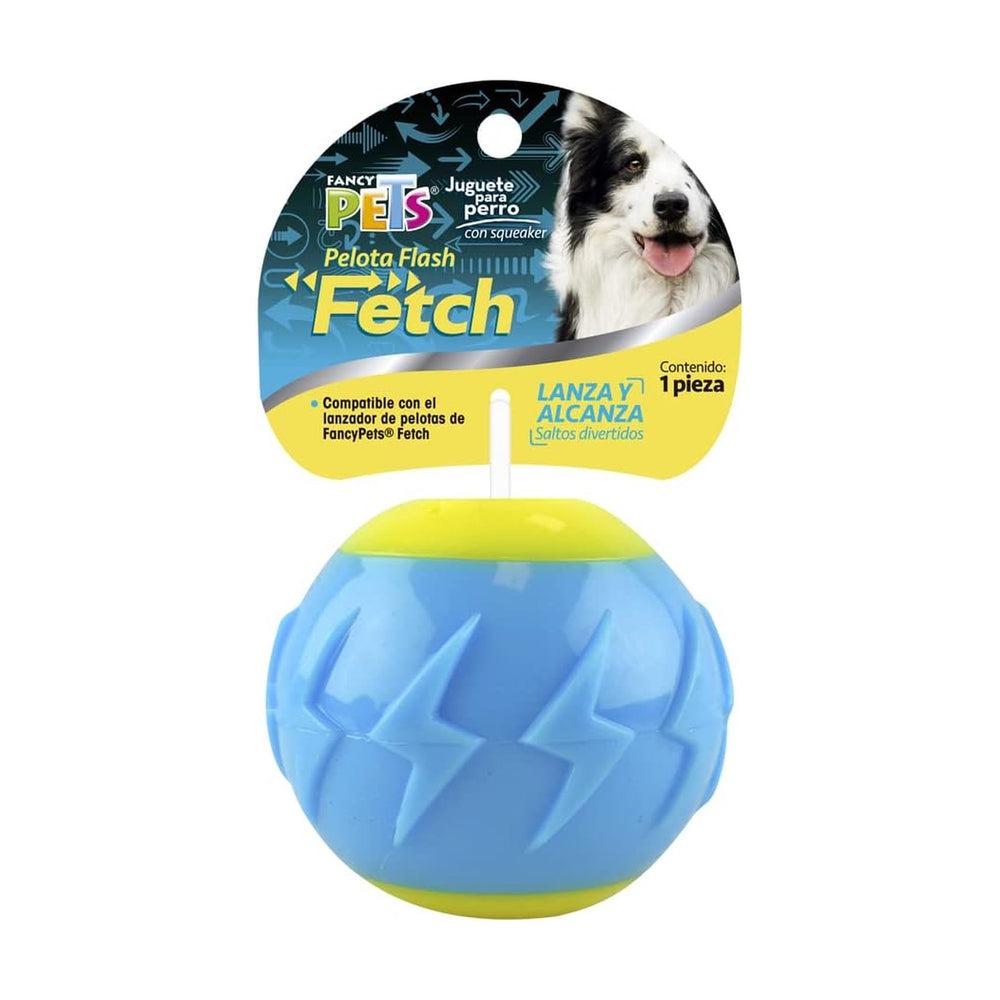Fancy Pets Fetch pelota Flash con sonido para perro