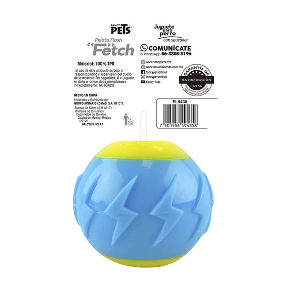 Fancy Pets Fetch pelota Flash con sonido para perro