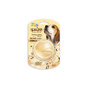 JUGUETE PELOTA CON AROMA VAINILLA SNIFF FANCY PETS
