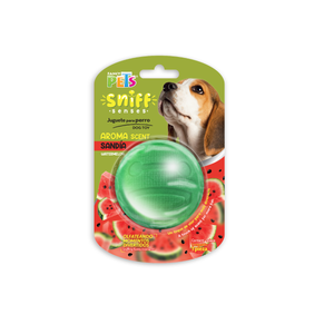 JUGUETE PELOTA CON AROMA SANDIA SNIFF FANCY PETS