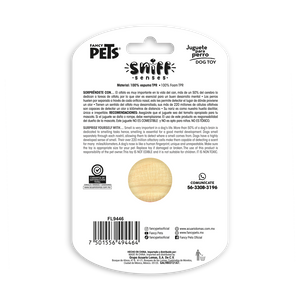 JUGUETE PELOTA CON AROMA VAINILLA SNIFF FANCY PETS