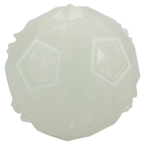 JUGUETE PELOTA DIAMANTE GLOW FANCY PETS