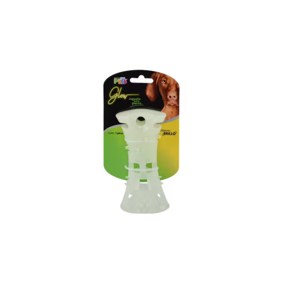 JUGUETE HUESO GLOW FANCY PETS