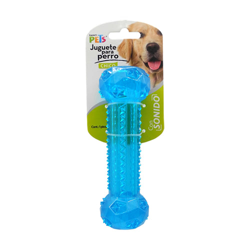 Fancy Pets mancuerna prisma con sonido para perro