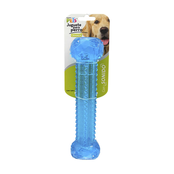 Fancy Pets mancuerna prisma con sonido para perro
