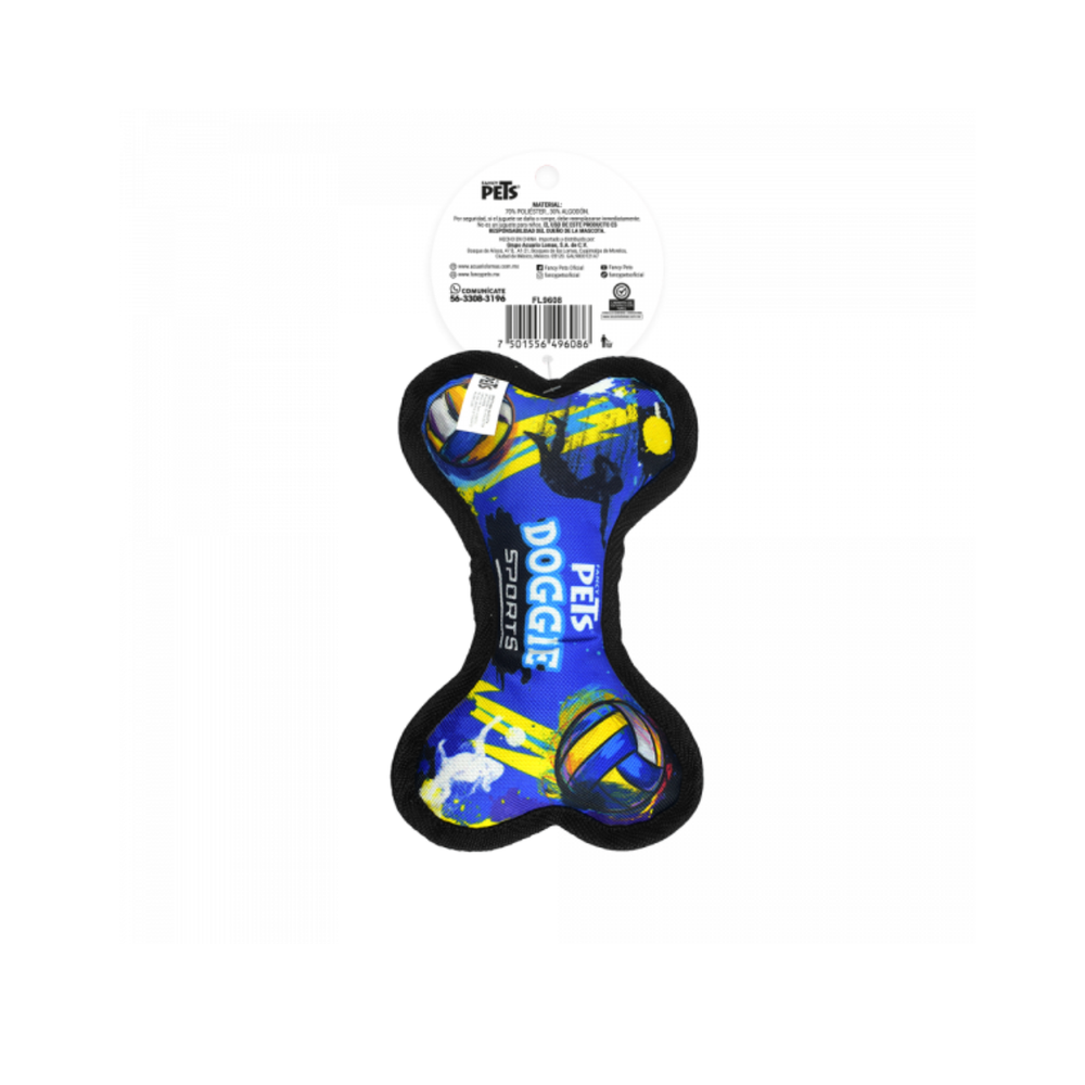 JUGUETE HUESO DE TELA VOLLEYBALL FANCY PETS
