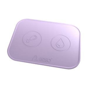 Tapete de silicona DOCO para platos de perro y gato, impermeable con borde elevado, 47 x 36 cm