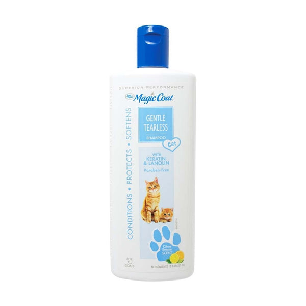 Four Paws Magic Coat shampoo sin lágrimas con queratina para gato y gatito, 355 ml