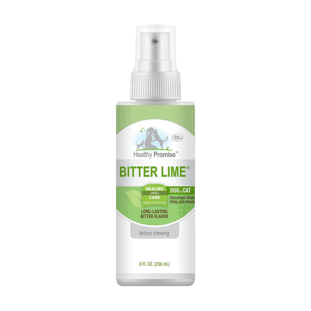Four Paws Healthy Promise Bitter Lime spray amargo para evitar mordidas de perro y gato, 236 ml