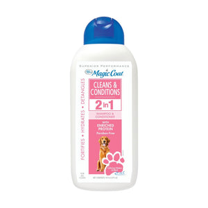 Four Paws Magic Coat shampoo y acondicionador 2 en 1 para perro, aroma aguas relajantes