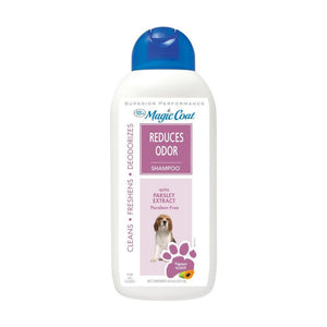 Four Paws Magic Coat shampoo reduce olores para perro, aroma papaya
