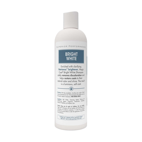 Four Paws Magic Coat Superior Performance shampoo Bright White para perro de pelo blanco, 473 ml