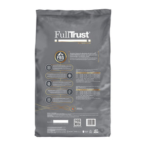 FullTrust Cachorro alimento seco para perro cachorro de razas medianas a gigantes, pollo y res, reverso con ingredientes y guía