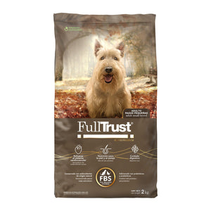FullTrust Adulto Razas Pequeñas alimento seco para perro adulto de razas miniatura y pequeñas, pollo y res, 2 kg