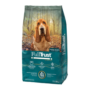 FullTrust Peso Ideal (Control de Peso) alimento seco para perro adulto de todas las razas, pollo y res, 8 kg, vista lateral