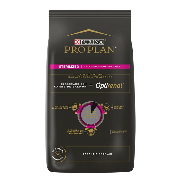 ALIMENTO SECO PARA GATO ADULTO STERILIZED 3KG PROPLAN