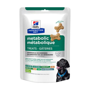 Hill's Prescription Diet Metabolic premios para perro control de peso, 340 g
