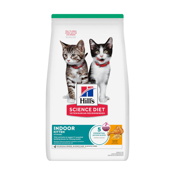 Hill's Science Diet Kitten Indoor alimento seco para gatito de interior, pollo