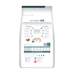Hill's Prescription Diet w/d Multi-Benefit alimento seco para perro control de peso y glucosa, pollo, 3.85 kg