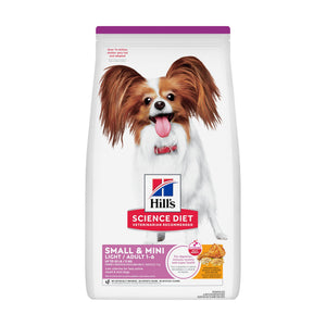 Hill's Science Diet Adult Light Small & Mini alimento seco para perro raza pequeña, bajo en calorías