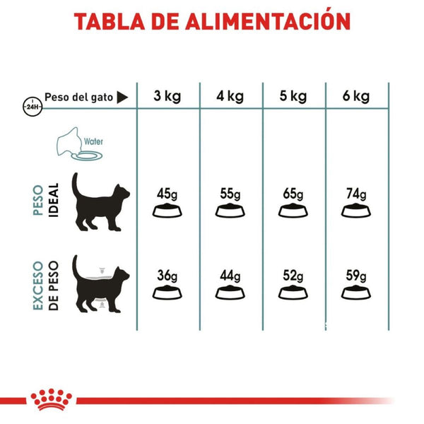 ALIMENTO SECO PARA GATOS DE INTERIOR CONTROL DE BOLAS DE PELO 2.72KG ROYAL CANIN
