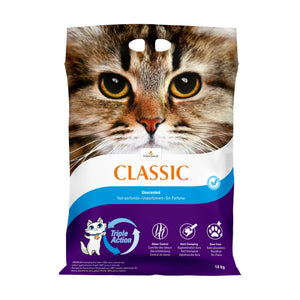 Intersand Classic arena aglutinante de arcilla sin aroma para gato, 7 kg