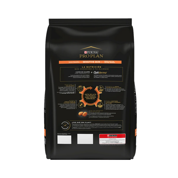 ALIMENTO SECO PARA PERRO ADULTO SENSITIVE SKIN RAZA PEQUEÑA 7.5KG PROPLAN