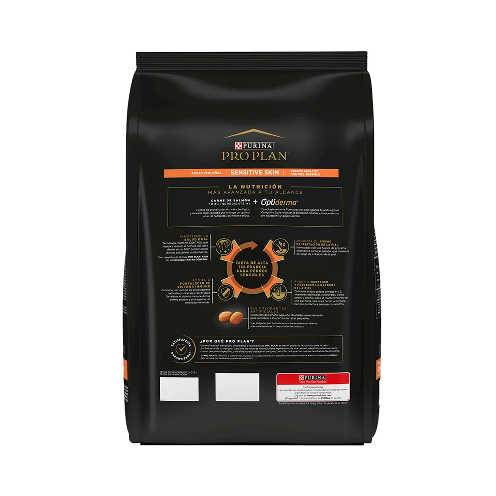 ALIMENTO SECO PARA PERRO ADULTO SENSITIVE SKIN RAZA PEQUEÑA 1KG PROPLAN