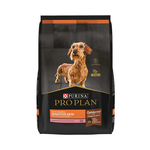 ALIMENTO SECO PARA PERRO ADULTO SENSITIVE SKIN RAZA PEQUEÑA 7.5KG PROPLAN