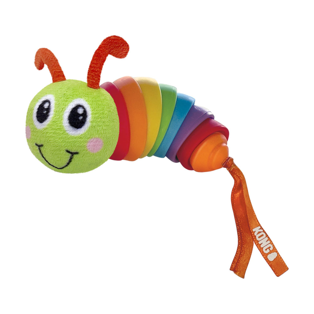 KONG Bat-A-Bout Clackz oruga con catnip para gato