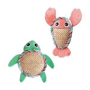 KONG Tropics Pals juguetes marinos con catnip para gato, 2 piezas