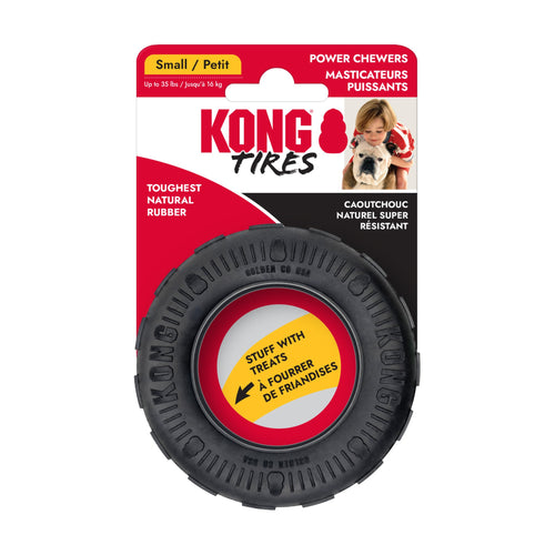 KONG Extreme Tires llanta de hule rellenable para perro mordelón