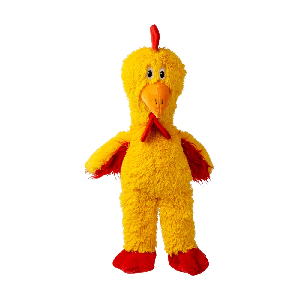 KONG Knots Chicken pollo de peluche con cuerda interna para perro