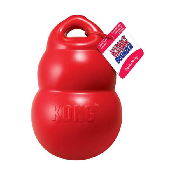 KONG Bounzer juguete ligero con asa para lanzar para perro, mediano