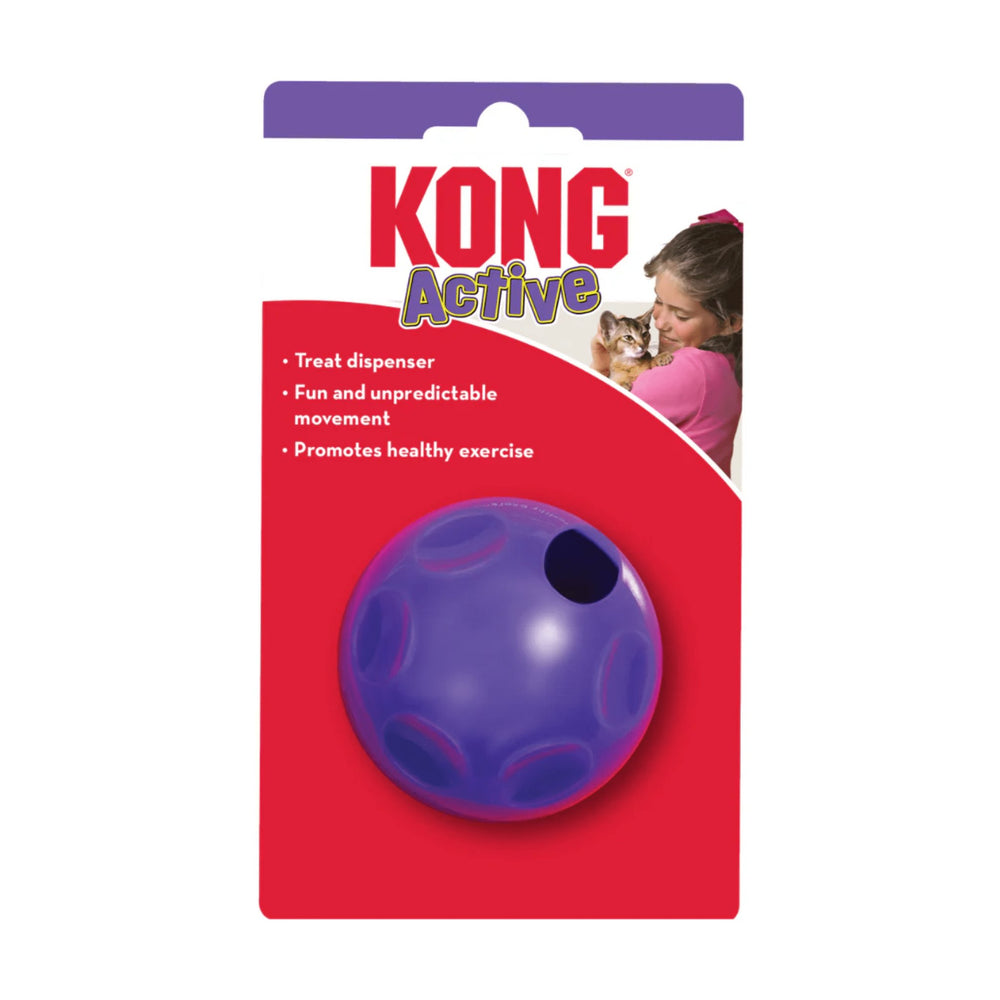 KONG Active Treat Ball pelota dispensadora de premios para gato