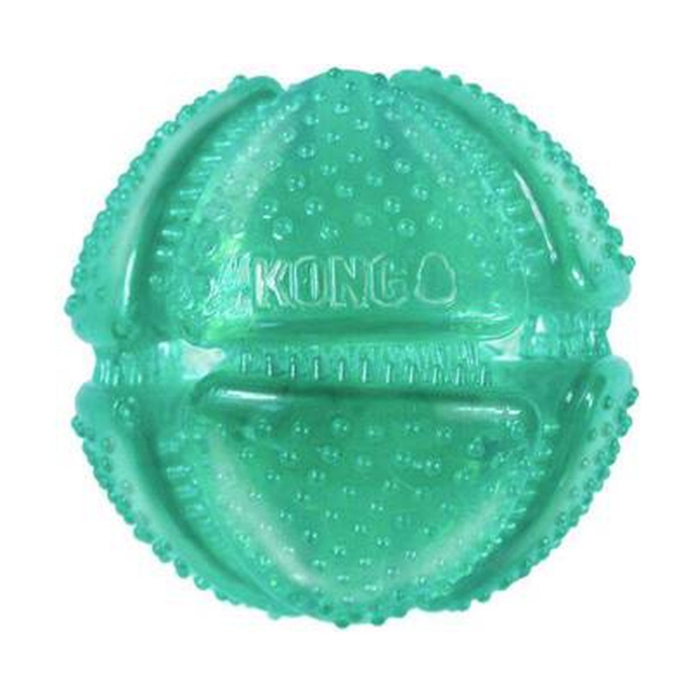 KONG Squeezz Dental pelota dental flexible para perro, mediana