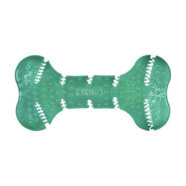 KONG Squeezz Dental hueso dental flexible para perro, mediano